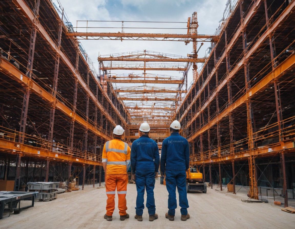 Estruturas Metálicas — projeto industrial Metafer em Espanha