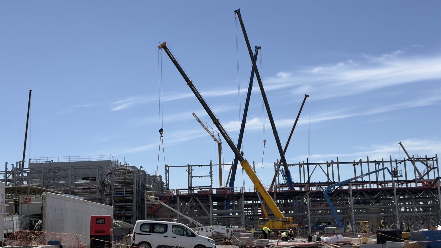 Data centers e energia — equipas Metafer em projeto industrial